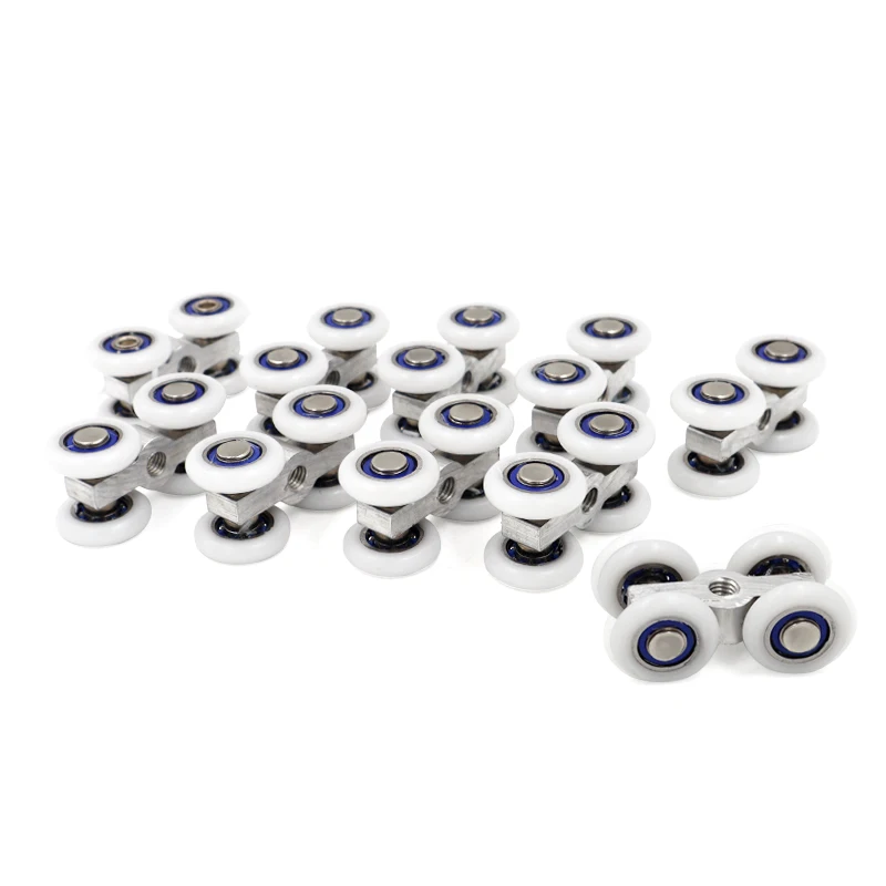 polia de vidro para porta polia para pendurar na roda de chuveiro com espessura pequena mm