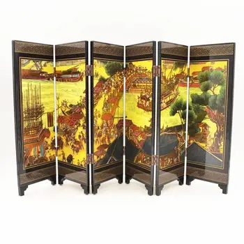 Gifts Featured Handicrafts Abroad Gifts Travel Souvenirs Room Dividers Screen Ornaments Chinese Mural Antique Lacquerware 1