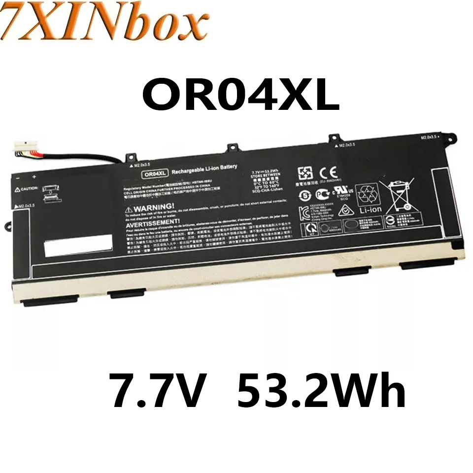 

Аккумулятор для ноутбука 7XINbox OR04XL 7,7 В 830 Вт-ч для HP EliteBook X360 G5 G6