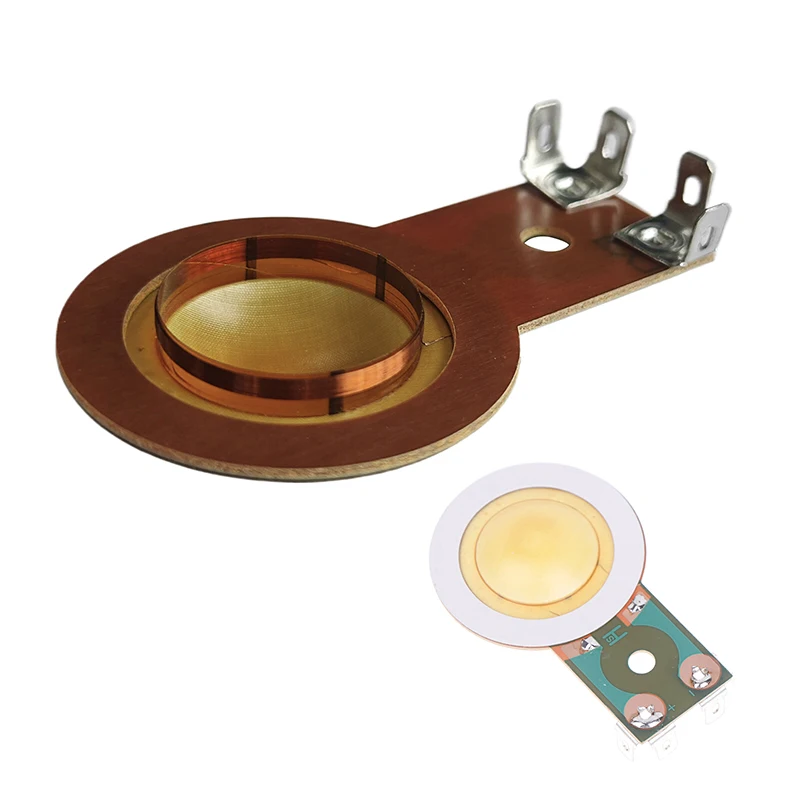 /KQM/1PC Diy 액세서리 25.4mm 혼 트레블 필름(브래킷 포함) 수지 멤브레인 드라이브 헤드 트위터 보이스 코일 사운드 필름 버저