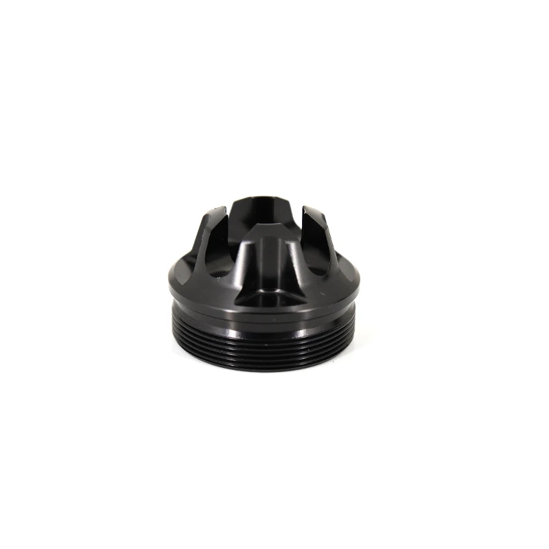 Aluminum Adapter Flash Hider Front End Cap Flash Hider for 1 58x10 L Solvent Filter any