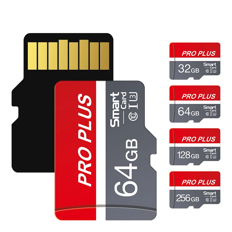  마이크로 SD 카드, 플래시 TF 카드, 메모리 카드, U3 메모리 카드, 무료 SD 어댑터, 256GB, 128GB, 64GB, 32GB, 16GB