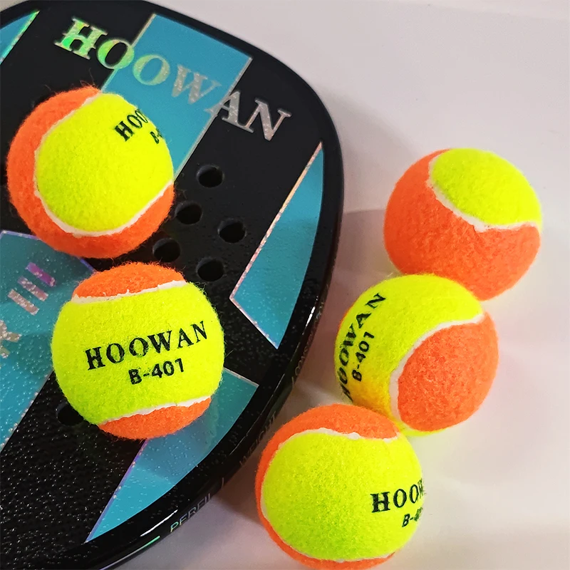 HOOWAN B-401 Beach Tennis Balls 10 Unit Standard Padel Balls 50% Pressure Training