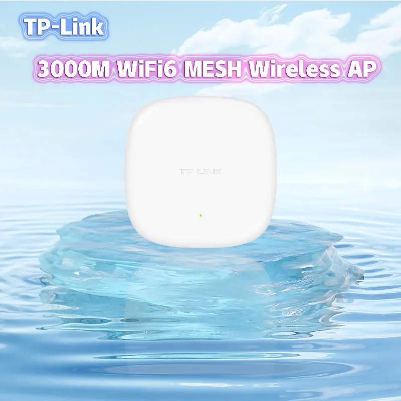 

TP-LINK WiFi6 3000M MESH Router AX3000 Dual Band Gigabit WiFi 6 Ceiling AP Wireless Hotspot 160M Broadband Range Extender