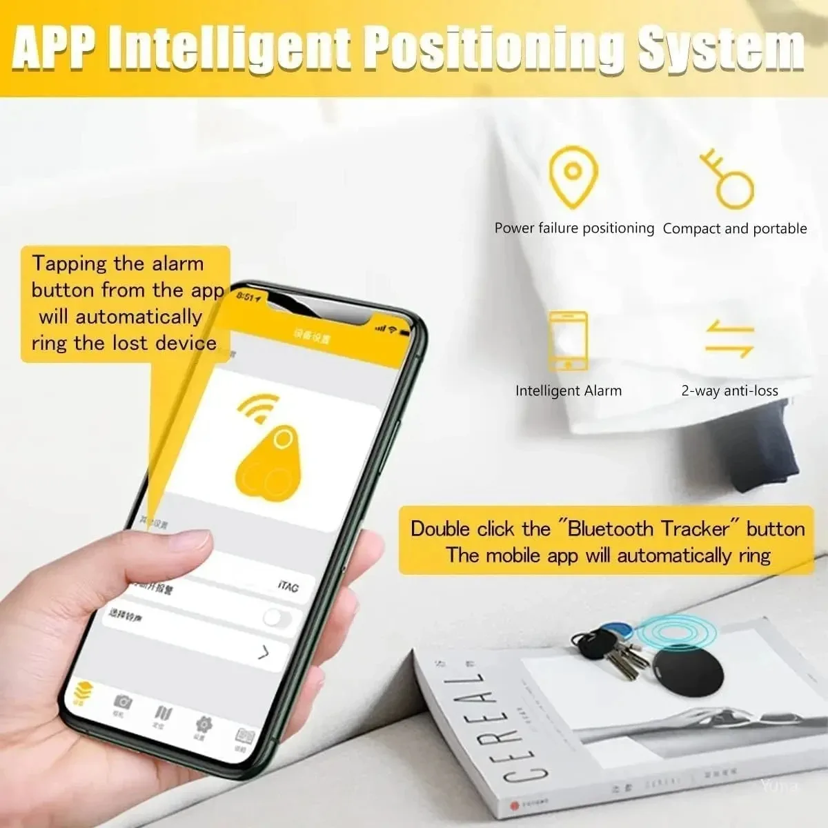 Xiaomi Bluetooth 4.0 Smart Finder Location Tracker Anti-lost Device Tracker Mini Locator for Children's Pet Wallet Smart Home anti lose tracker smart bluetooth locator