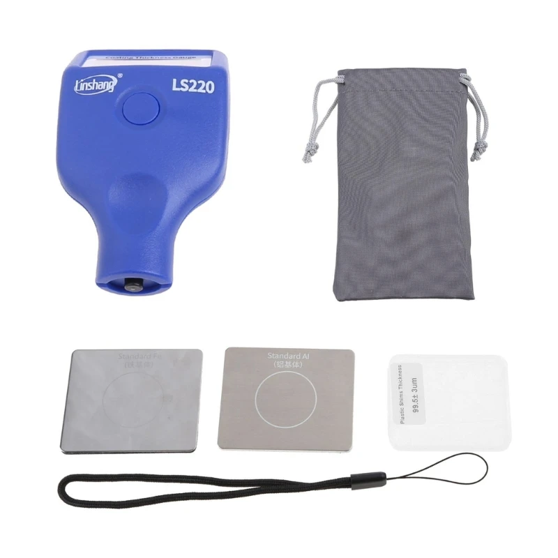 

L69A Multifunctional Paint Coating Thickness Tester 0-2000μm 0.1μm Fe NFe Probe Gauge LS220 for Auto Car