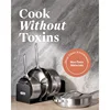 Caraway Stainless Steel Cookware Set (4 Piece) - 5-Ply Stainless Steel Pots & Pans - Includes Fry Pan, Sauce Pan, Sauté Pan 2