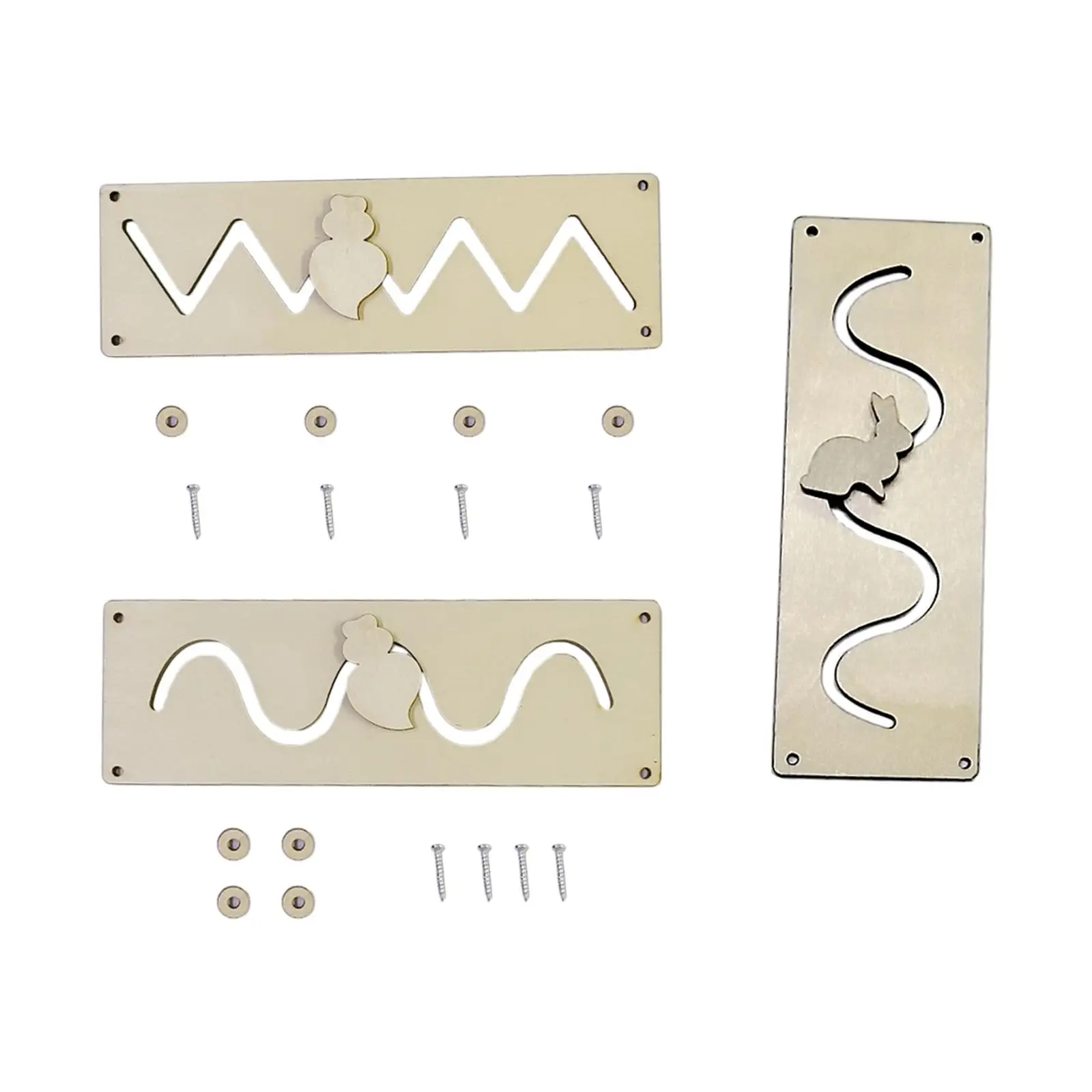 

Montessori Toy Sensory Busy Boards Accessories Slide Rail Child Busy Board DIY Parts Early Educational Toys Skill Learning Toys