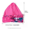 Boho Women Print Muslim Turban Scarf Braid Hijabs Cross Forehead Floral Headwear  Arab Wrap Head Scarf Hair Accessories Hat 3