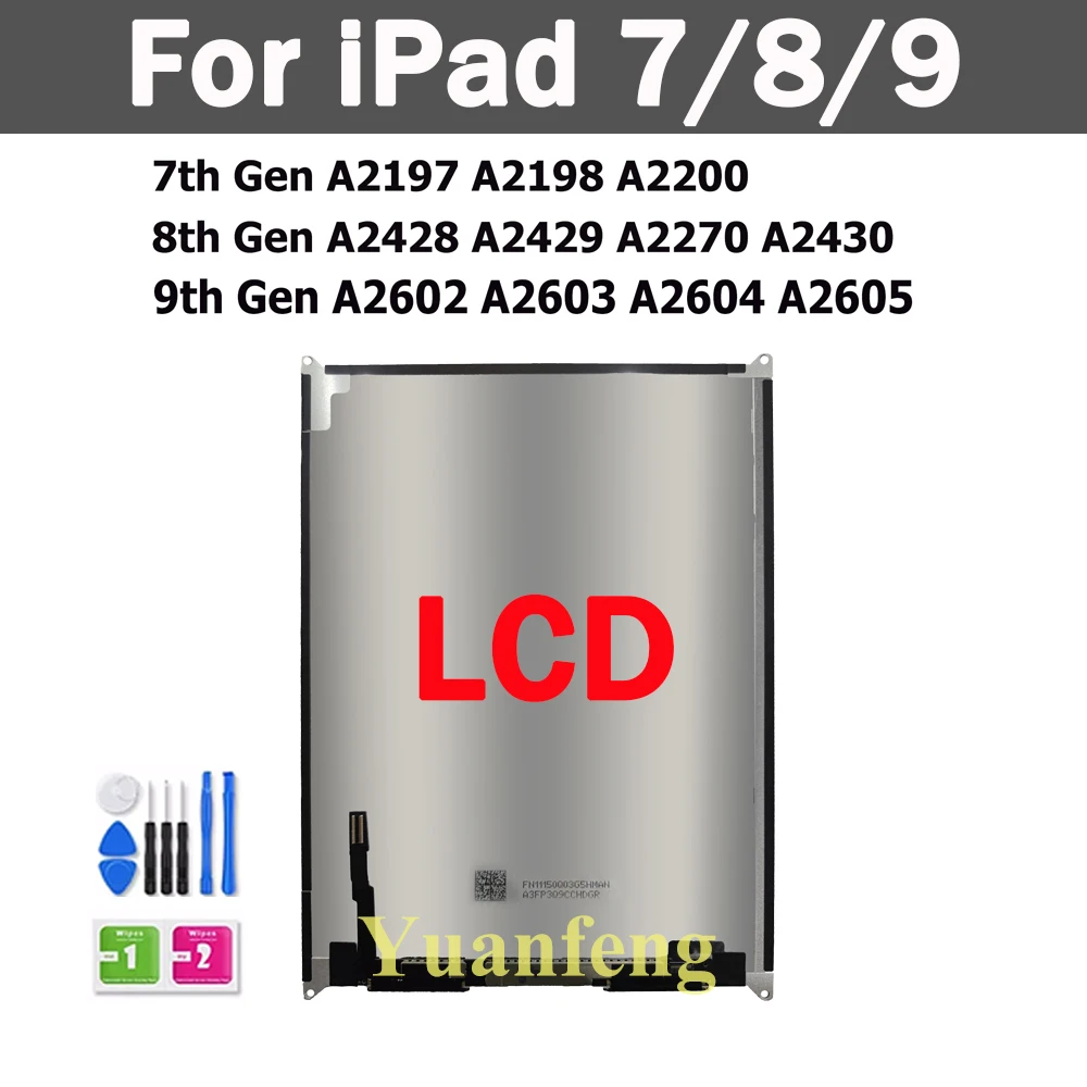 iPad 7th Gen 2019 10.2 LCD Touch Screen Replacement A2197 A2200 A2198 