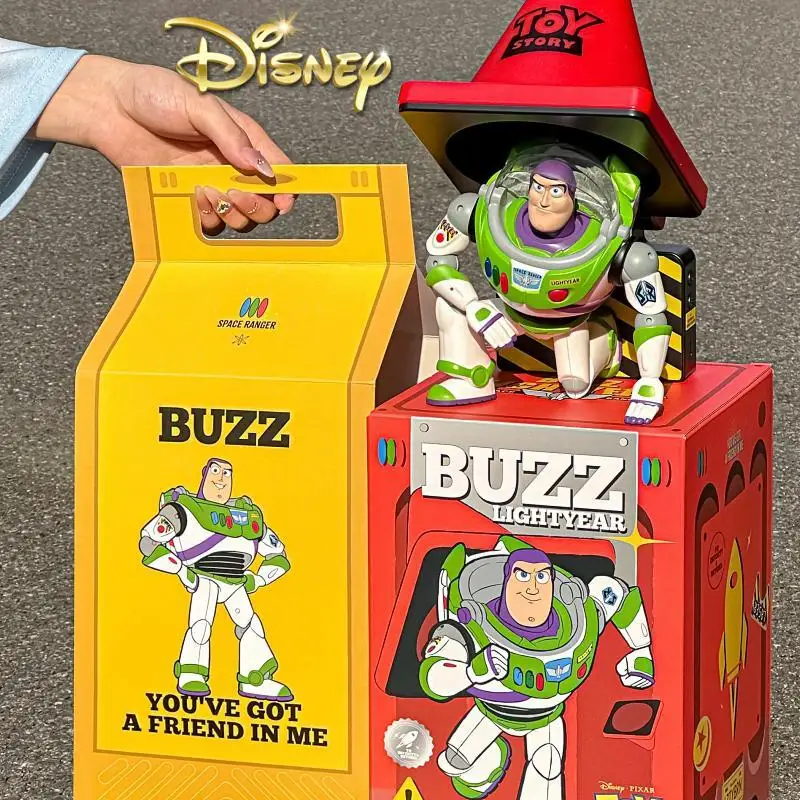 Originale Disney Bass Light Year Roadblock Light Toy Story Series Lighting 5H Long Range Ornamentnet Toy Night Light Regalo Di Natale