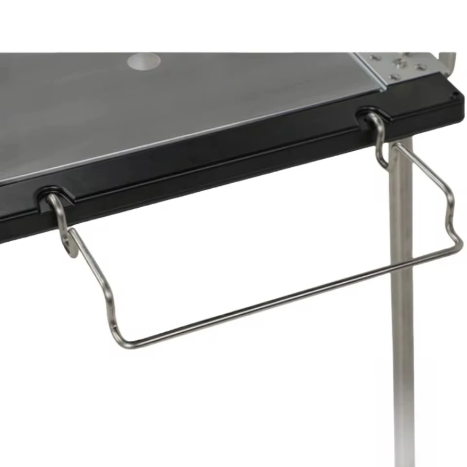 キャンプ用IGTテーブルアクセサリー、ステンレス製ハンギングラック