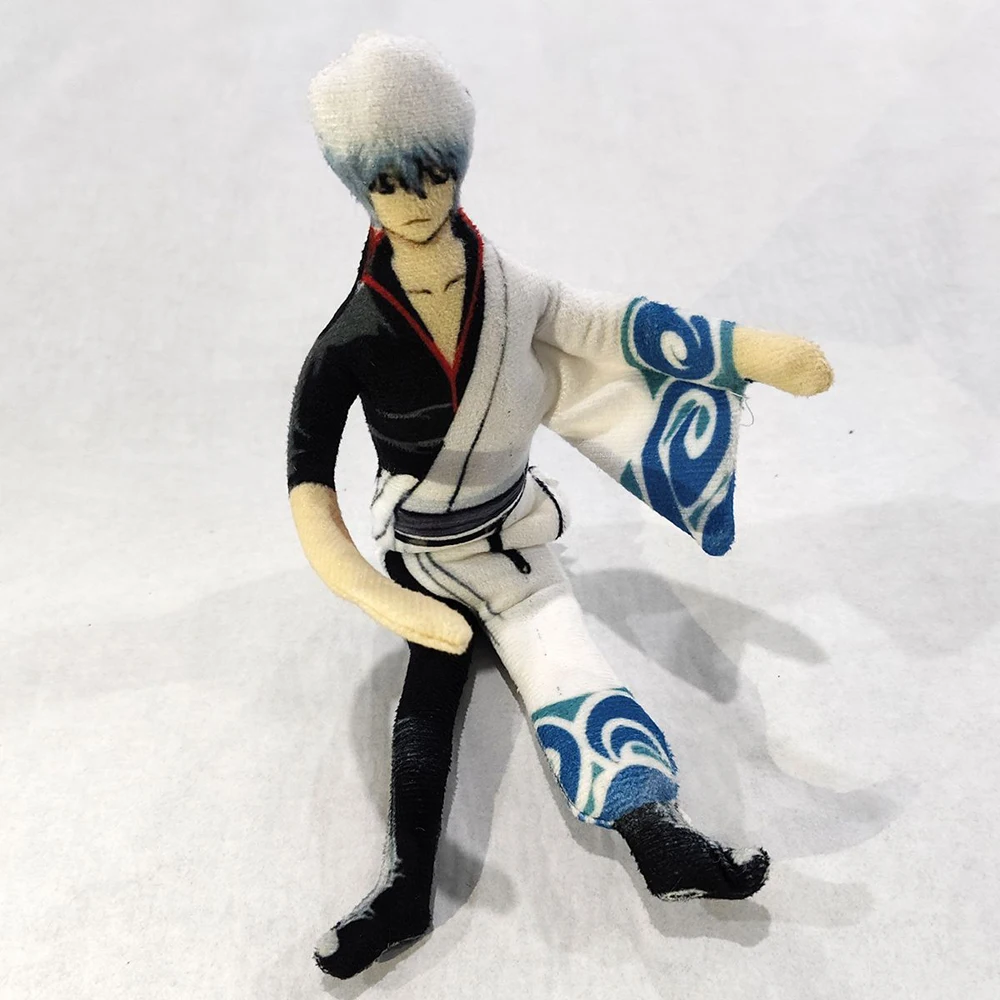 Anime Gintama Sakata Gintoki Kagura Cosplay Doll Plush Stuffed Dolls Wire Skeleton Abstract Figure Room Decoration Unisex Gifts