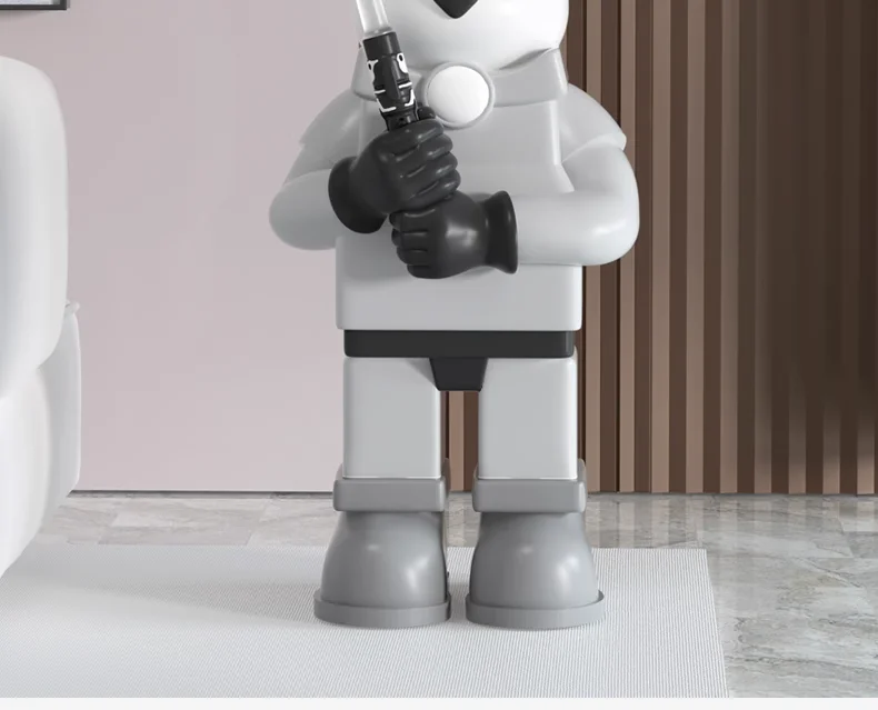 Trendy Lightsaber Bear, Large Floor-standing Technology Ornaments, Trendy Toys for Home Living Room and Bedroom, New Creative