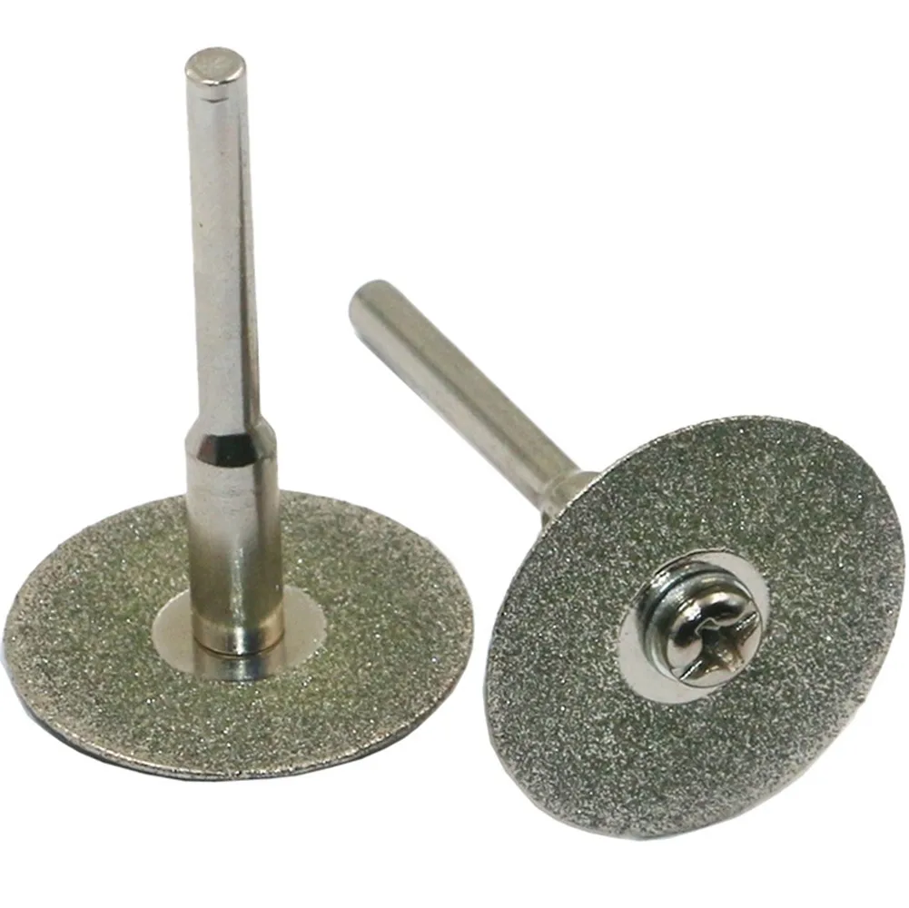 Cutting Blade Disc Drill Rotary Tool Arbor Shafts Cutting Discs Diamond 10*Cutting Discs 22mm DIY Craft Work On Sale