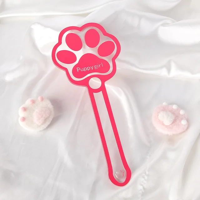 25CM Acrylic Cat's Paw Spanking Paddle Horse Whip Equestrian Bat Style Cat Paw Design for Horse Equestrian 5