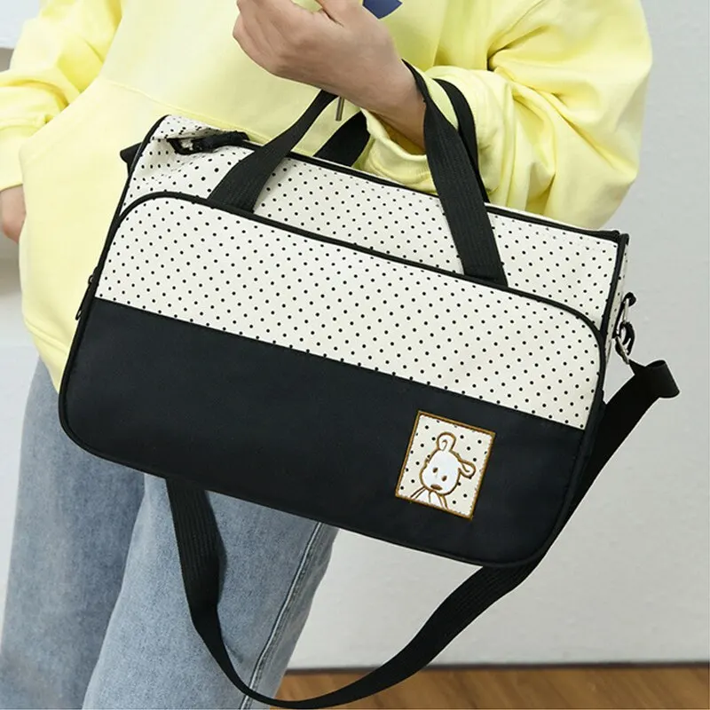 Mother's Bag 5-piece Set Multifunctional Waterproof Oxford Cloth Maternity Package Set Large Capacity Waiting for Delivery Bag