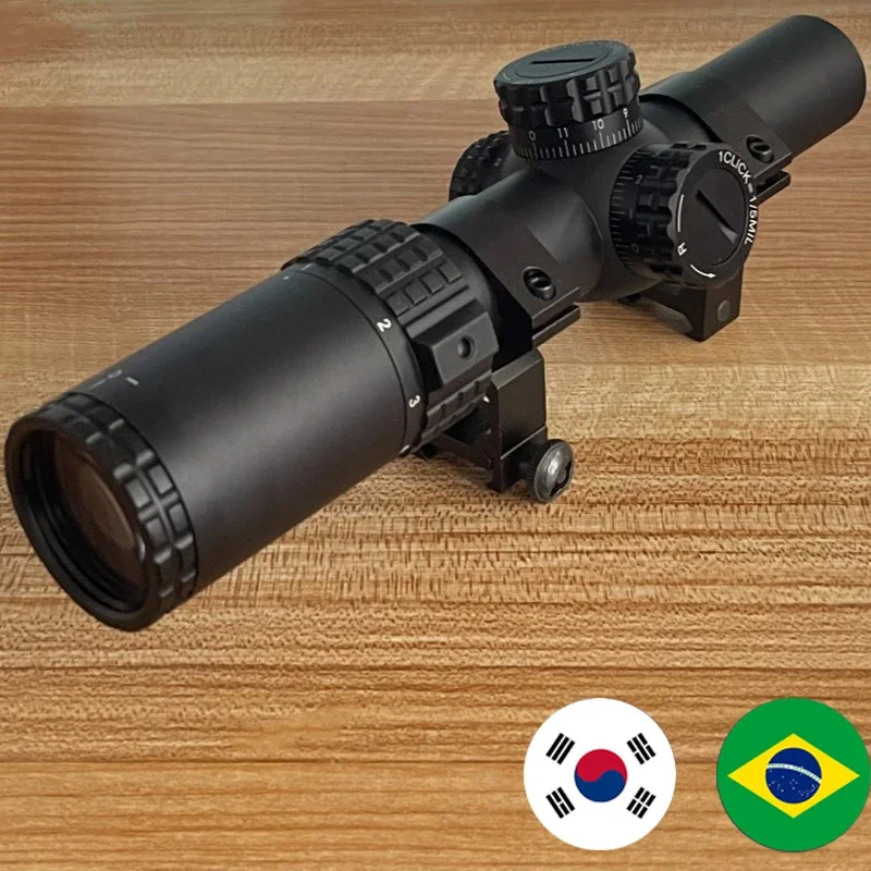 

1-5X24IR Optical Reflex Red/green Metal Telescope HD Adjustable Zoom Telescope Hunting Tactics Calibrator