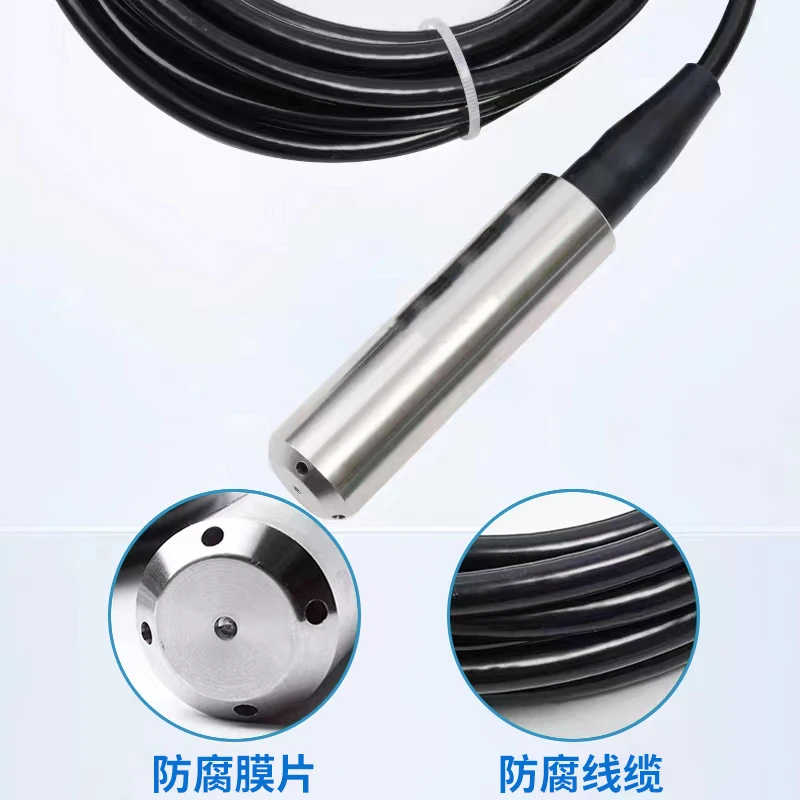 Input liquid level transmitter Electronic static pressure water level gauge Fire water tank display controller 4-20ma sensor