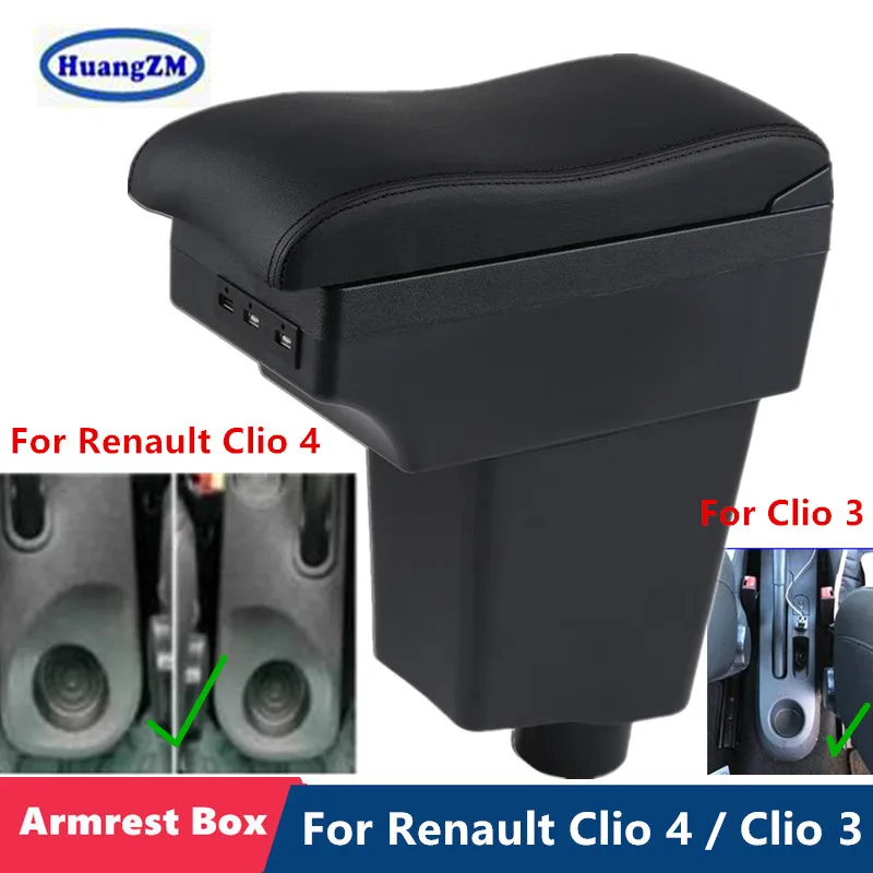 For Renault Clio 4 Armrest Box Renault Captur Clio 3 Iii Iv Accessories