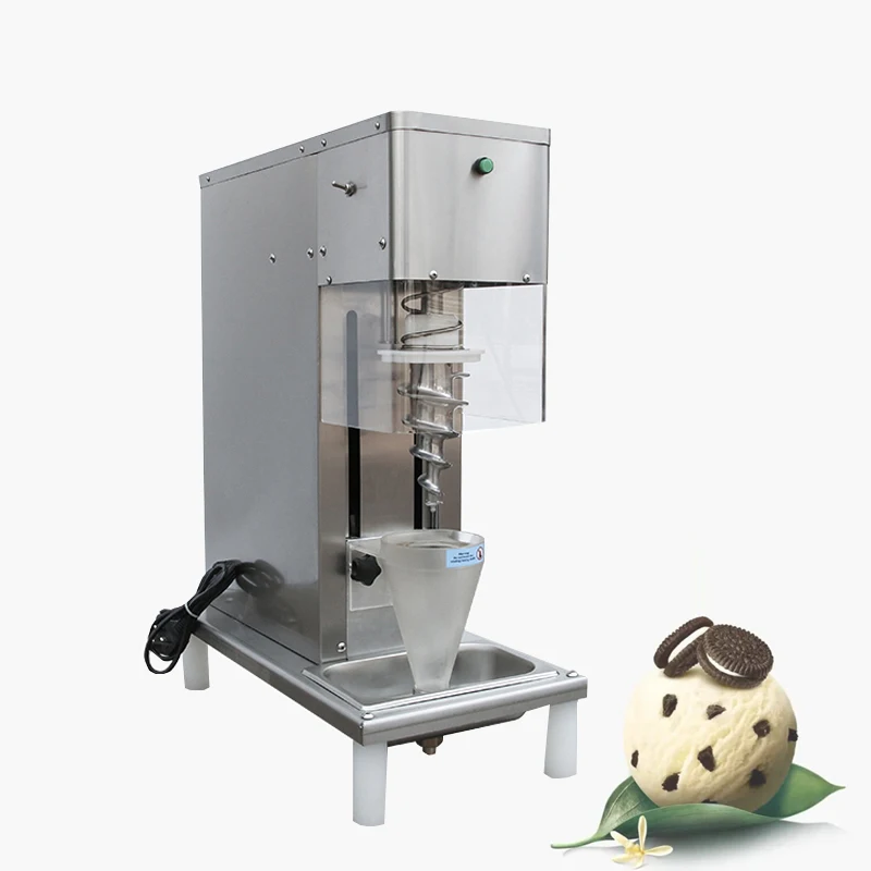 

New Model Automatic Fruit Ice Cream Blender Swirl Freezer Ice cream mixing machine
