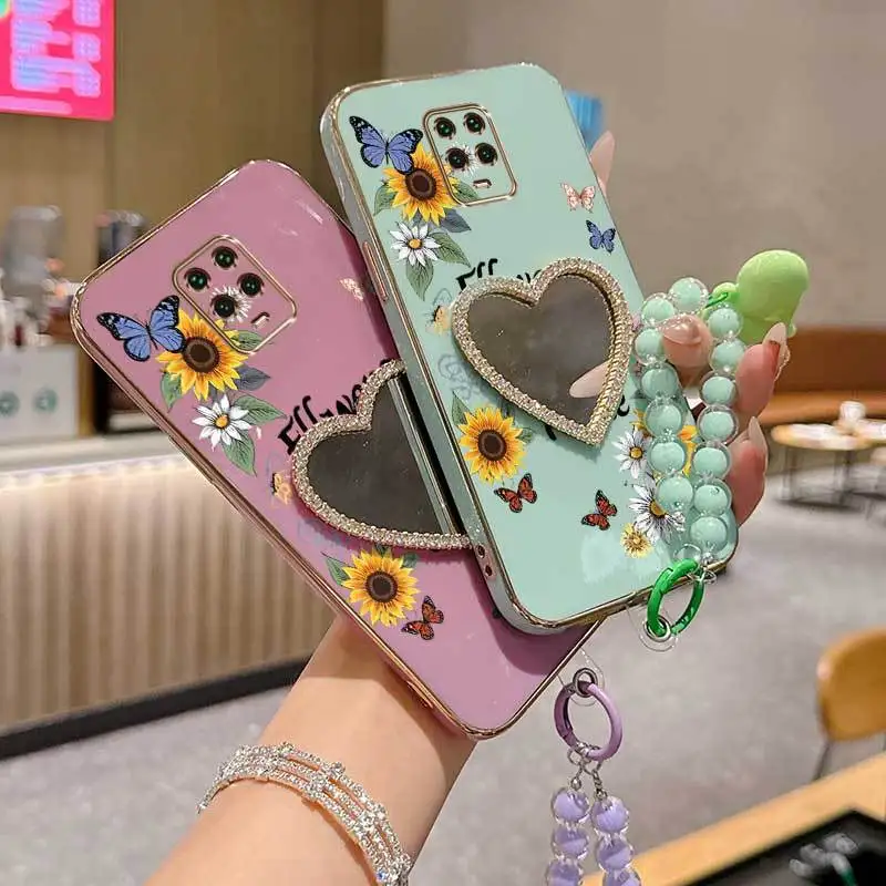 Butterfly Fluttering Phone Case Set with Lanyard and Stand - 3 Piece Bundle