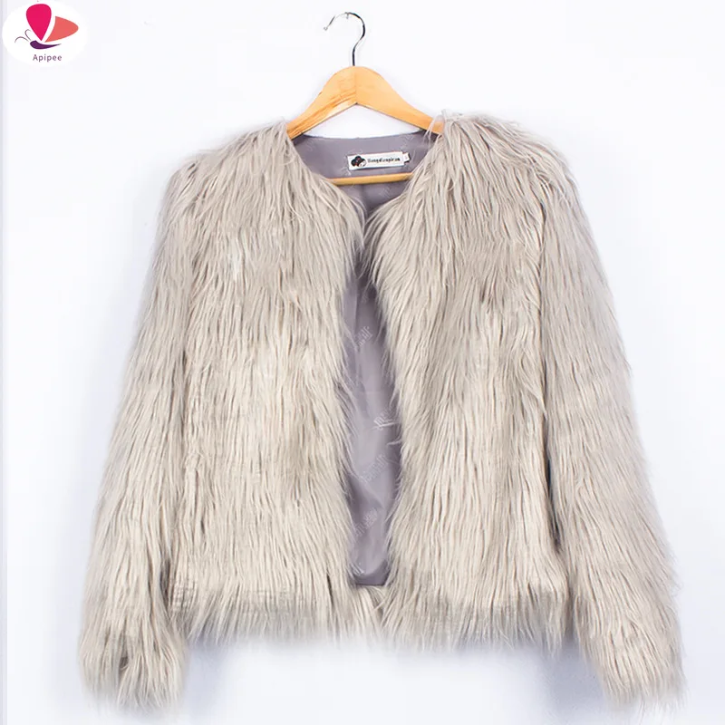 

Sexy Ostrich Wool Turkey Faux Fur Women Black Coat Genuine Feather Short Plus Size 3XL,4XL Winter Festival Long Sleeve Jacket