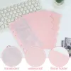 A6 New Color Petal Pockets Binder Folders for Notebook Divider Page Waterproof PP Leaf Document Filing Bag 3