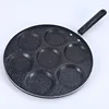 Seven Hole Omelette Pan Non-stick Pan Multi-function Pan Breakfast Pan Household Frying Pan Hamburger Mold Kitchen Cookware 1