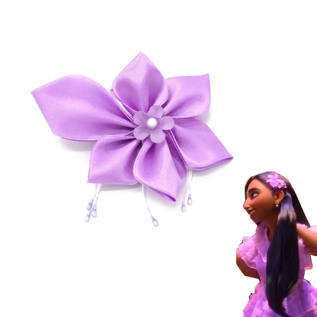 Disney Anime Movie Encanto Figure Mirabel Cosplay Glasses Frame Earrings Isabella Hair Accessories Kids Christmas Birthday Gift 3