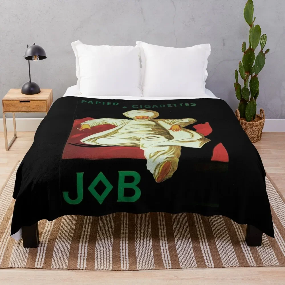 

Leonetto Cappiello Job Papier A Cigarettes Throw Blanket Picnic Luxury Thicken Winter beds Blankets For Sofas Blankets