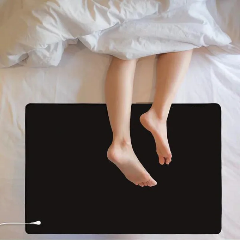 40x60cm Universal Grounding Mats Healthy Grounding Protection Release Electrostatic for Health with Cable Improve Sleep