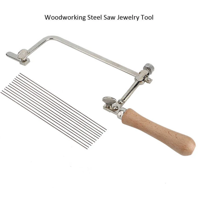 Jewelry Saw Adjustable Jewelers Saw Frame With Saw Blades Professional  Making Kit(with 12 Saw Blades)