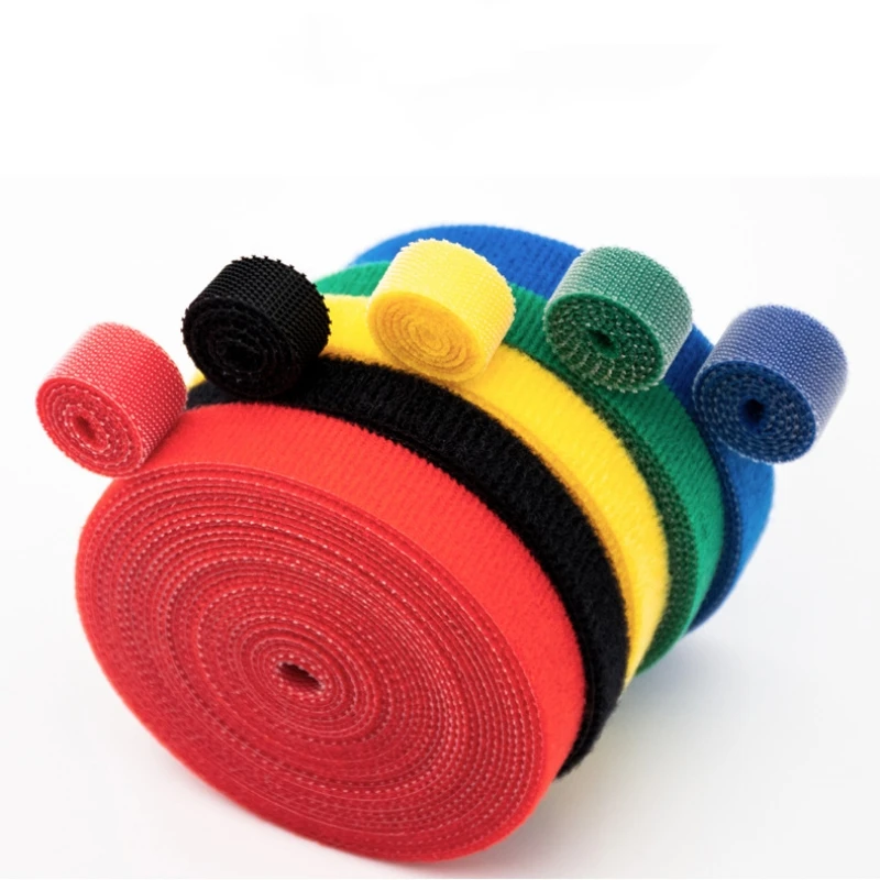 Self Adhesive Plant Nylon Cable Tie Adjustable Plants Hook Loop Support Garden Twine Bandage Reusable Fastener Tape Strips