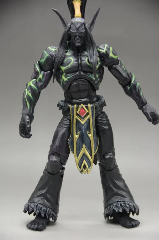 World Of Warcraft WOW Demon Hunter Illidan Anime Movie Figure 18CM 7-inch PVC Game Figma Toys Modle Collect Gift figurines