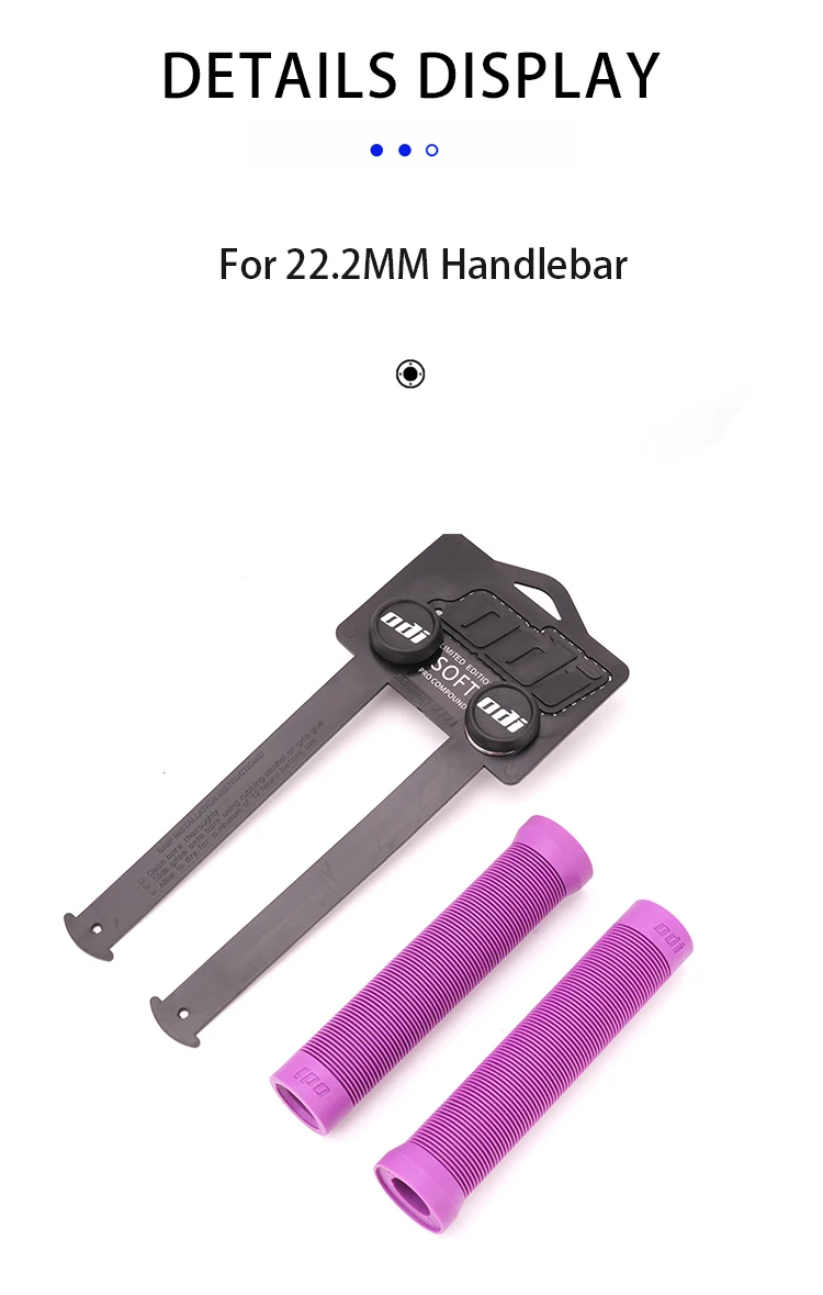 ODI 160 mm verlängerte Länge Fahrradgriffe Silikon-Lenkerabdeckung mit hervorragender Griff für verbesserte Steuerung auf MTB und Falträder – Detail 7