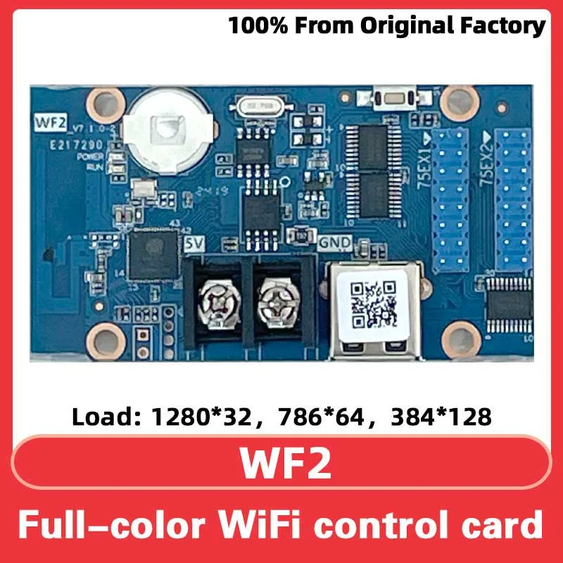 LED 디스플레이 화면 Huidu HD-WF2 풀 컬러 RGB HUB75 컨트롤러 픽셀 애니메이션 LED 디지털 사이니지 ...
