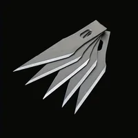 Engraving Non-Slip Metal Scalpel Knife Kit + 50/20/10/5pcs #11 Blades Cutter Craft Knives for Mobile Phone PCB Repair Hand Tools 5