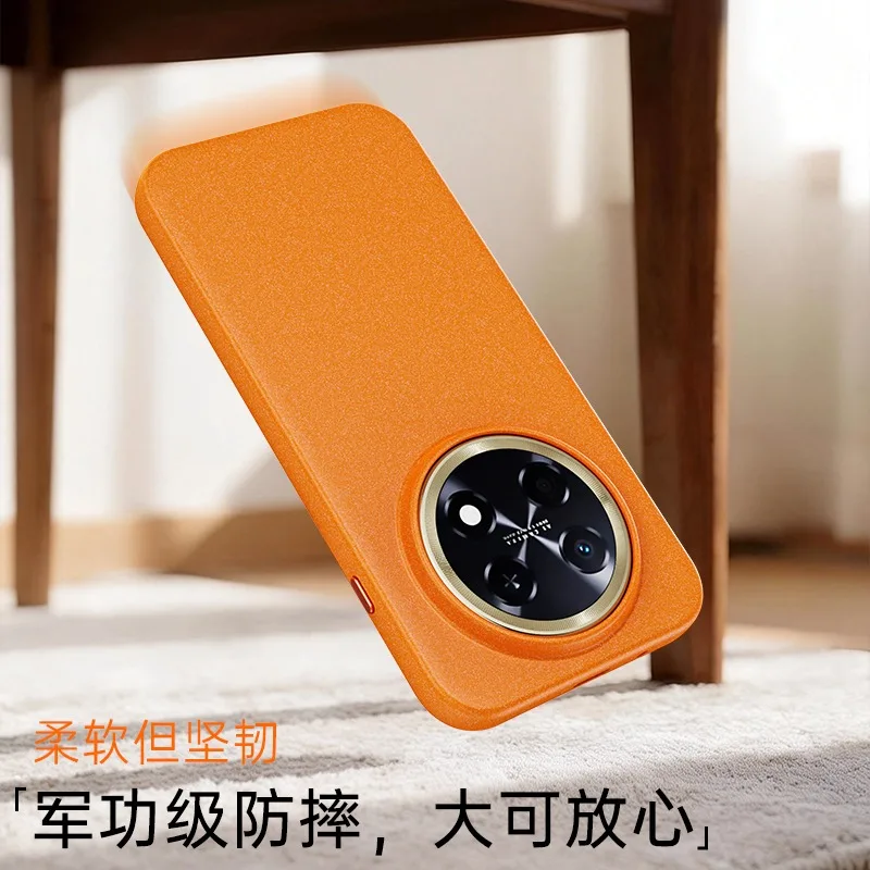 Enhanced Sandstone Magnetic Heat Dissipation Protective Case - Slim Solid Color Cover