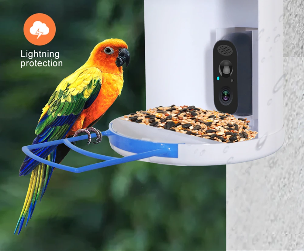 Bird Feeder Camera 4G LTE Sim Card 1080p HD Battery / Solar Power No W –  Micronic