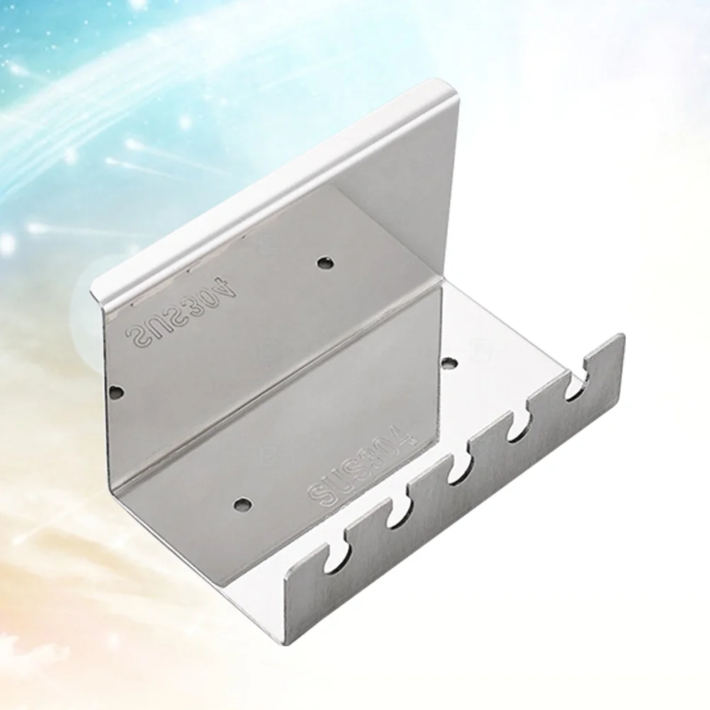 

Toothbrush Holder Bathroom Toothbrush Stand Space Saving Waterproof Stainless Steel Toothbrush Stand Rack for Home Bathroom