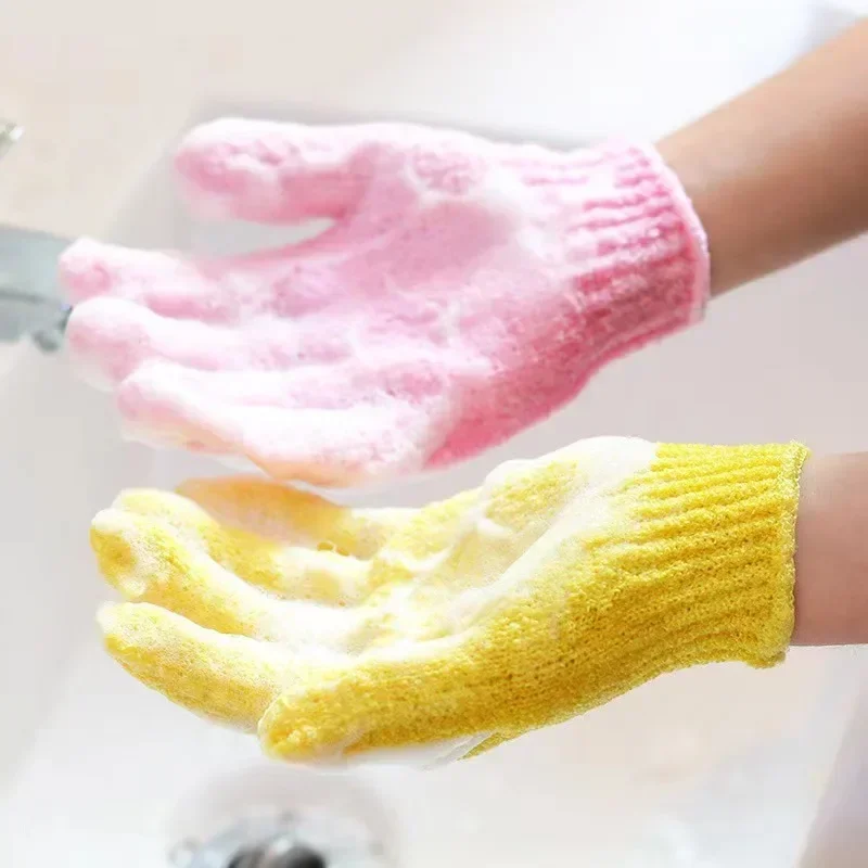 Body Cleaning Washcloth Soft Brush Home Hotel Bathroom Shower Ball Back Scrubber Set Exfoliating Skin Towel Bath Gloves