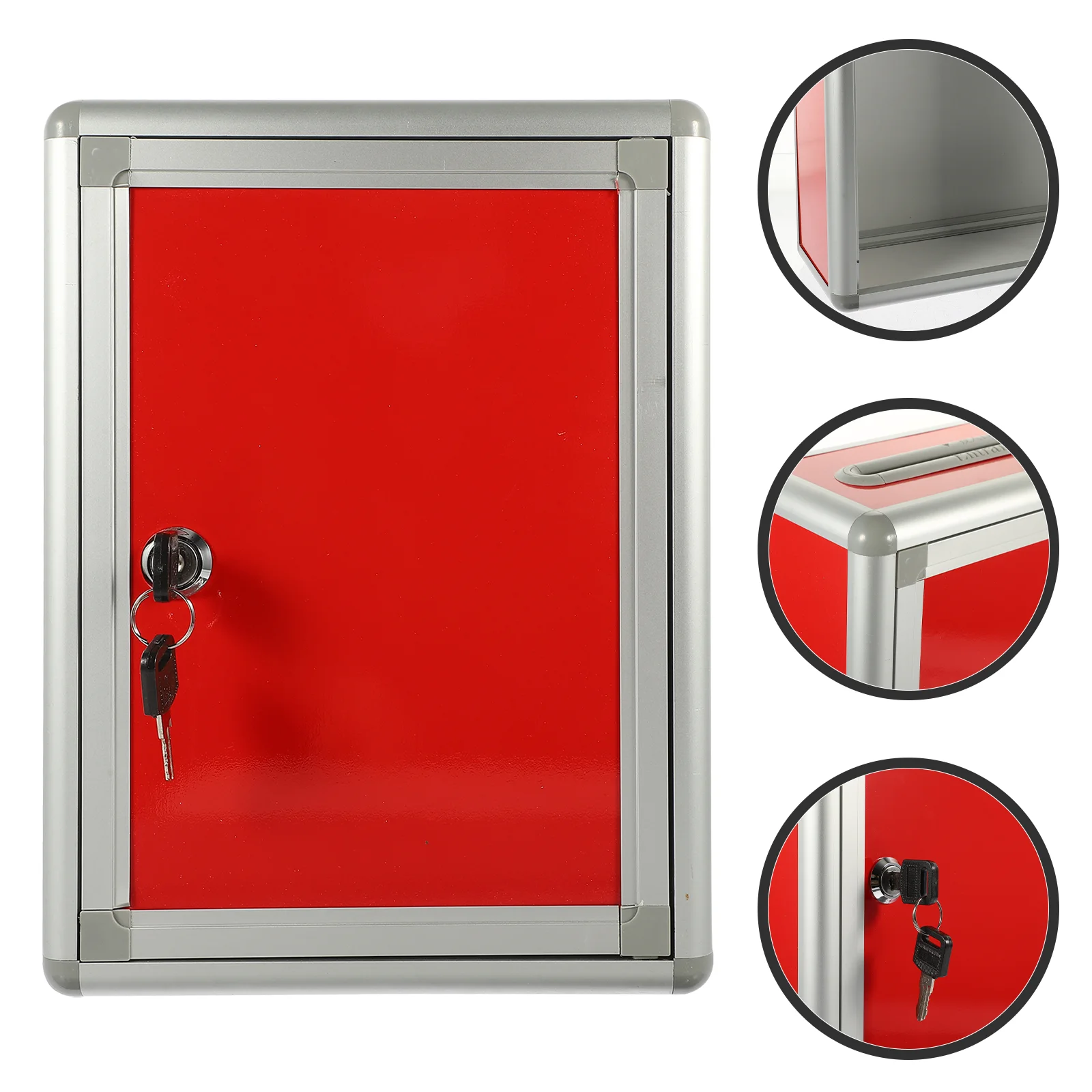 

Office Mailbox Reusable Post Box Locking Letter Box Suggestion Box Collection Box