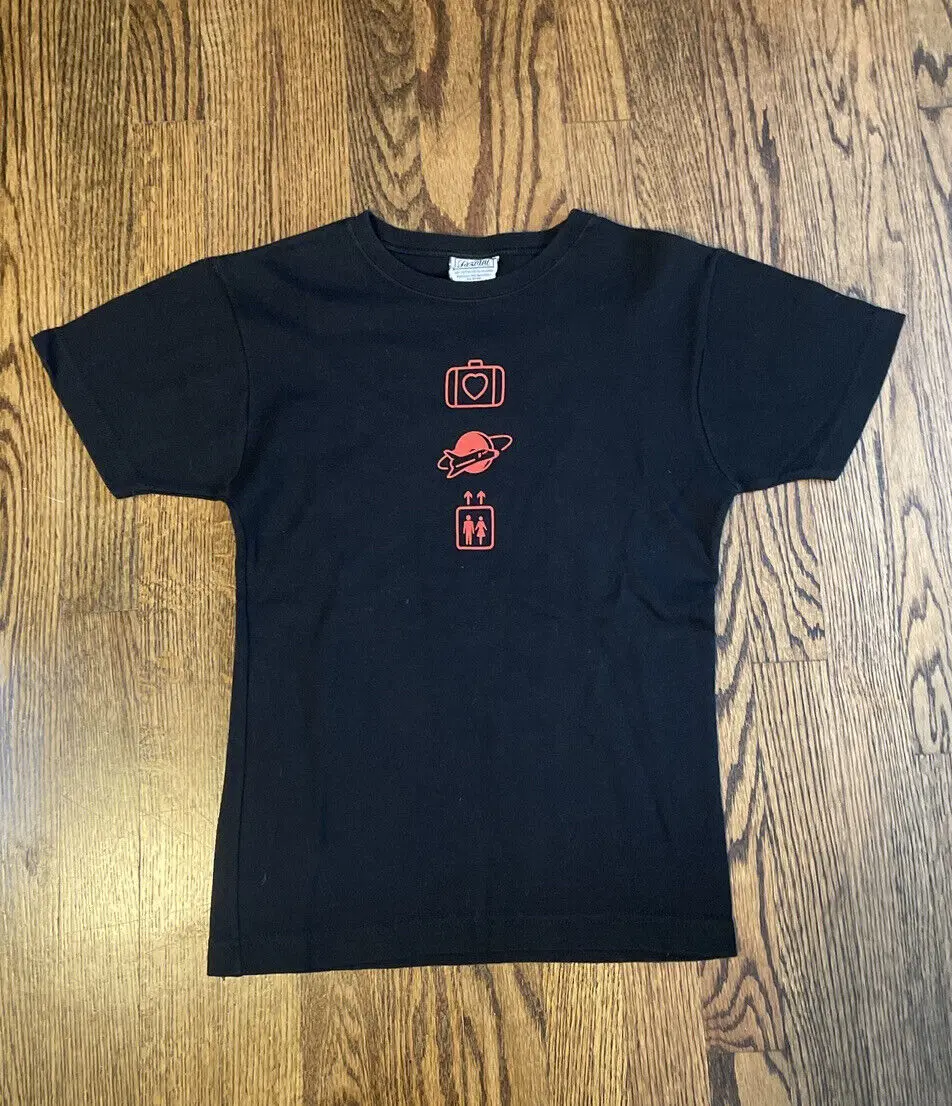 Maglietta Vintage 2001 U2 Elevation Tour Double Sided Band Marca Gaziani