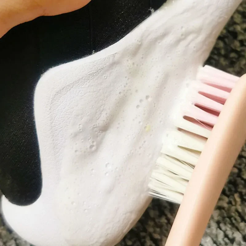 Shoe Brush with Long Handle Portable Durable Boots Shoes Cleaner Multi-function Clothes Botas Cleaning Tool Household Brochas 3