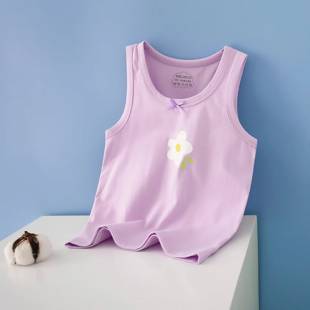 חולצת קרופ טופ לילדים חולצות קיץ לילדים אופנתיות חולצות ללא שרוולים לילדים חולצות נוער בנים בנות קמיזולים תחתונים לתינוקות