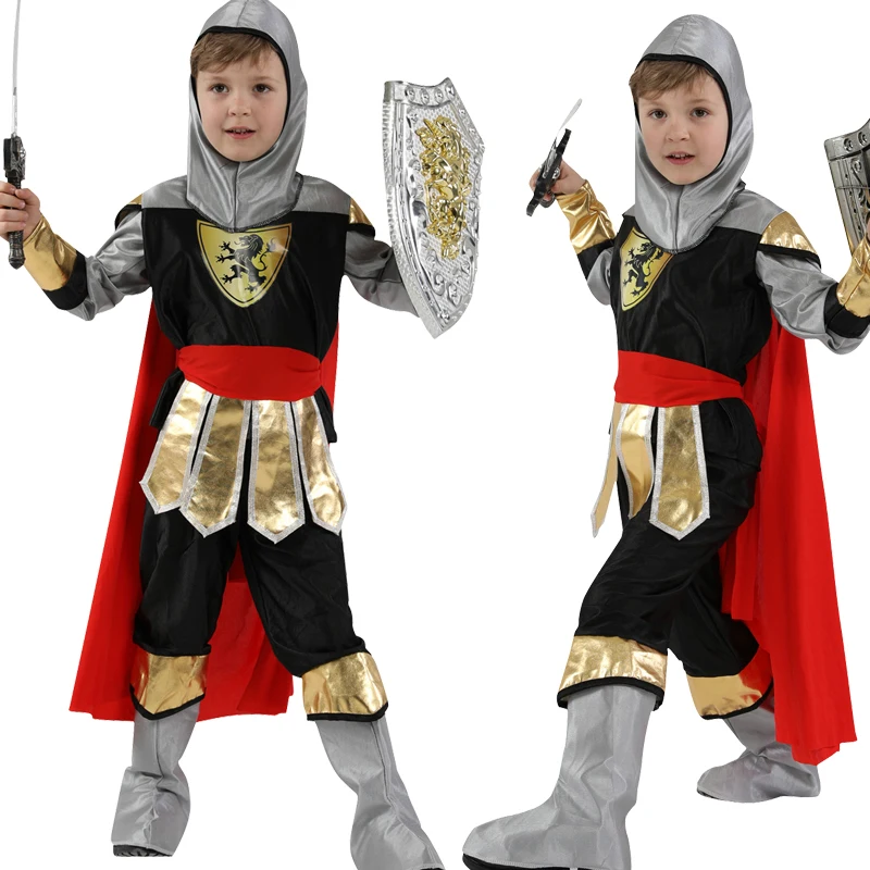 Children Royal Warrior /Knight /Soldier/gladiators Spartan warriors Cosplay Costumes performance clothing for boys No Weapon