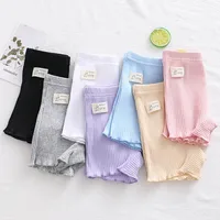 Menoea décontracté bébé filles Shorts couleur bonbon enfants Leggings dentelle sécurité enfants caleçons bas vêtements 1