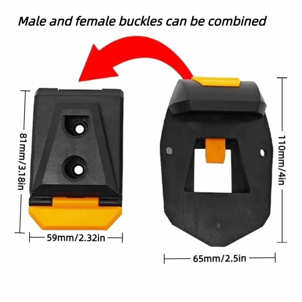 Durable ABS Quick Release Waist Buckle for Tool Belts