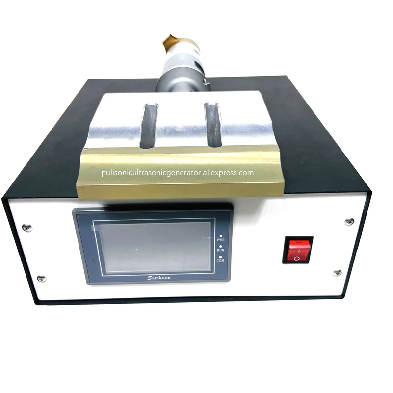 

20 кГц 2 кВт Вибрационный силовой Ультразвуковой сварочный генератор преобразователь 150*20 мм алюминиевый гудок для вентилятора бумажных стаканчиков пластиковый сварочный аппарат
